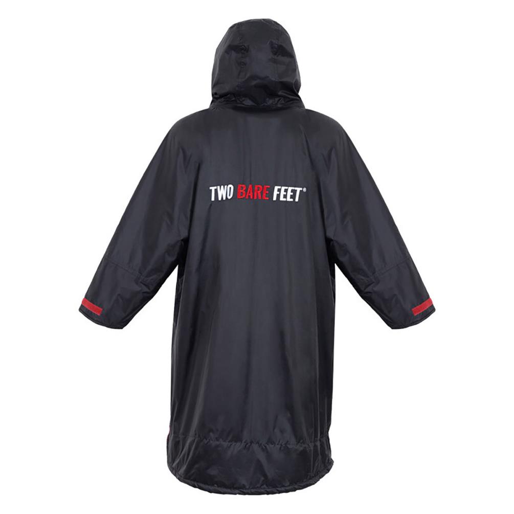 Two Bare Feet Kids Weatherproof Changing Robe & Changing Mat - Black / Red Extra Image 1
